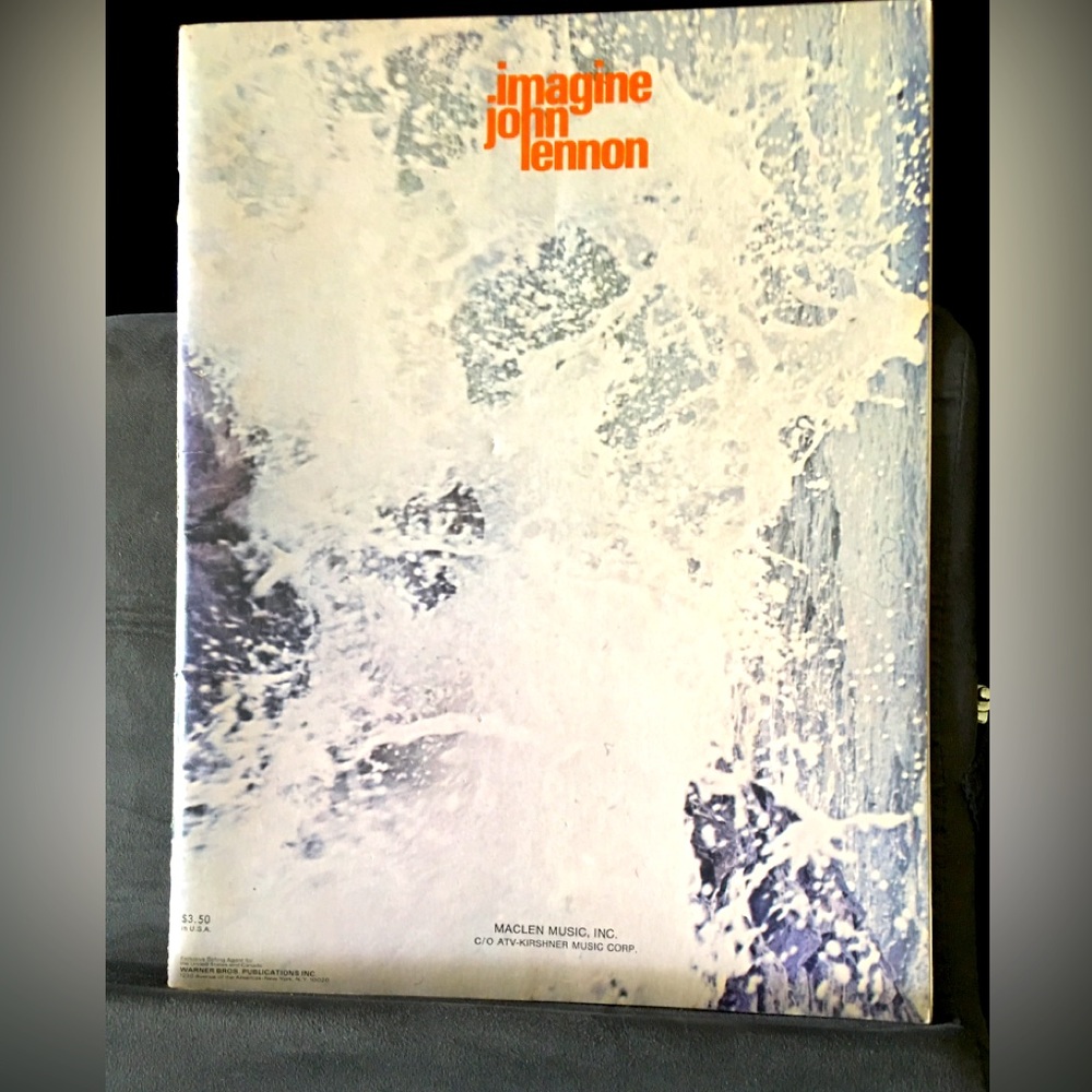 JOHN LENNON IMAGINE 1971 MACLEN MUSIC SONGBOOK